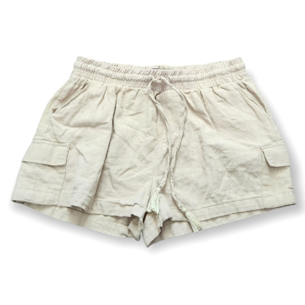 Hot Kiss Juniors Khaki Drawstring Cargo Shorts XL